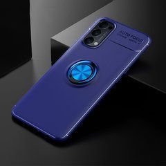 Защитный чехол Color Ring для Oppo Reno 4 Синий