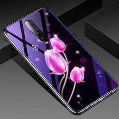 Защитный чехол Fantasy с глянцевыми торцами для Xiaomi Redmi K30 / Poco X2 (тюльпаны) Розовый