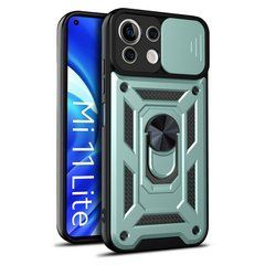 Защитный чехол Kvadrat Ring Lock для Xiaomi Mi 11 Lite / Mi 11 Lite 5G / 11 Lite 5G NE Зеленый