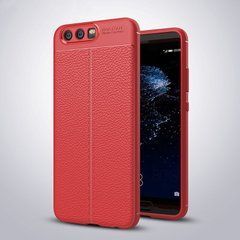 Захисний чохол Leather для Huawei P10 Plus Червоний