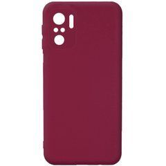 Захисний чохол Liquid Case Full Camera для Xiaomi Redmi Note 10 / Redmi Note 10S / Poco M5s Малиновий