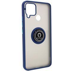 Захисний чохол Ring Buttons для Realme C15 / C12 Синій