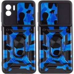Захисний чохол Camo Ring Lock для Xiaomi Redmi A1 / Redmi A2 Синій