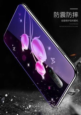 Защитный чехол Fantasy с глянцевыми торцами для Xiaomi Redmi K30 / Poco X2 (луна) Голубой