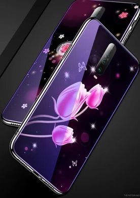 Защитный чехол Fantasy с глянцевыми торцами для Xiaomi Redmi K30 / Poco X2 (луна) Голубой