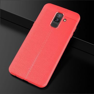 Захисний чохол Leather для Samsung J810 Galaxy J8 2018 Червоний