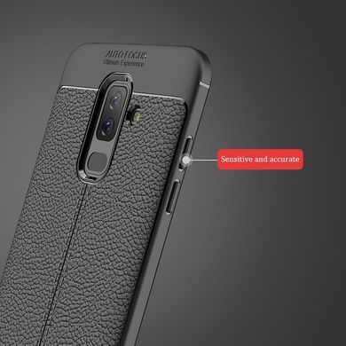 Захисний чохол Leather для Samsung J810 Galaxy J8 2018 Синій