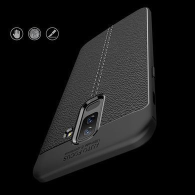 Захисний чохол Leather для Samsung J810 Galaxy J8 2018 Синій