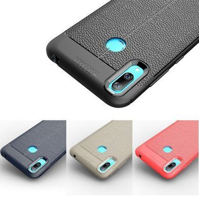 Защитный чехол Leather для Xiaomi Redmi Note 7 Pro Красный