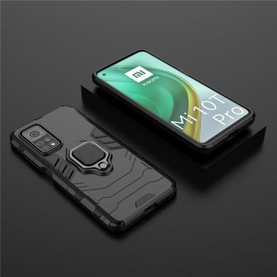 Защитный чехол Strong Guard Ring для Xiaomi Mi 10T / Mi 10T Pro Черный