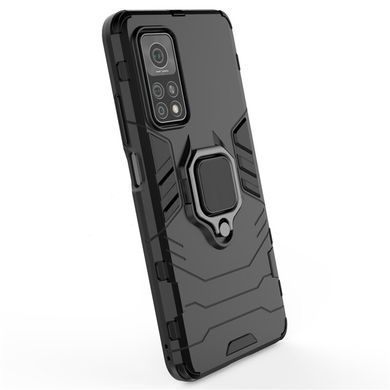 Защитный чехол Strong Guard Ring для Xiaomi Mi 10T / Mi 10T Pro Черный