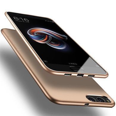 Защитный чехол X-level Guardian для Xiaomi Mi note 3 Золотистый