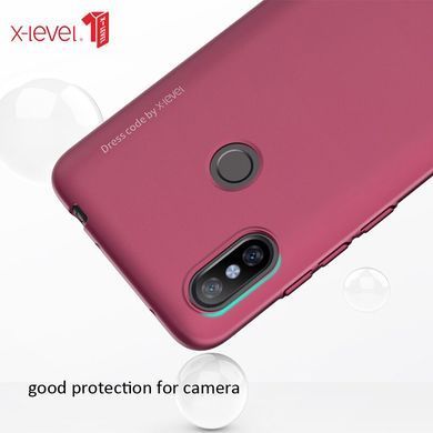 Захисний чохол X-level Knight для Xiaomi Redmi S2 Бордовий