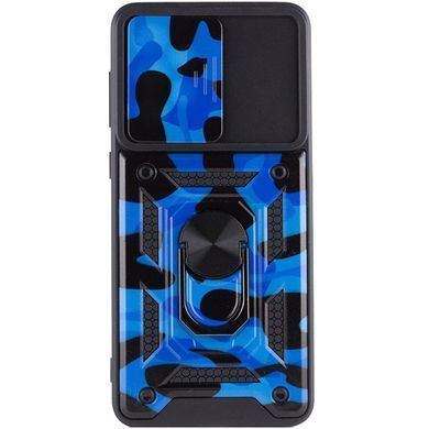 Захисний чохол Camo Ring Lock для Xiaomi Redmi A1 / Redmi A2 Синій