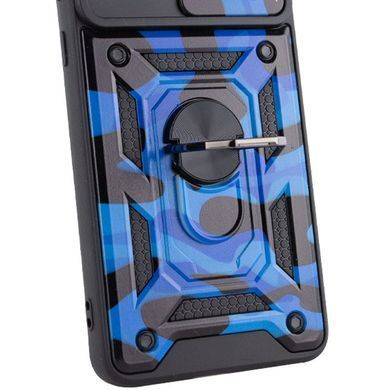 Захисний чохол Camo Ring Lock для Xiaomi Redmi A1 / Redmi A2 Синій