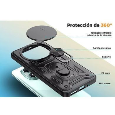 Захисний чохол Kvadrat Ring Lock для Xiaomi Redmi Note 14 Pro 4G Чорний