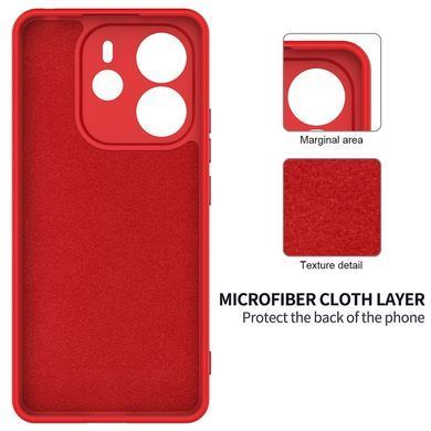Защитный чехол Liquid Case Full Camera для Xiaomi Redmi Note 14 4G Красный