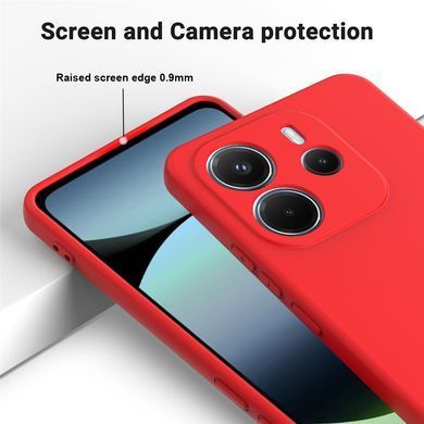 Защитный чехол Liquid Case Full Camera для Xiaomi Redmi Note 14 4G Красный