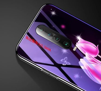 Защитный чехол Fantasy с глянцевыми торцами для Xiaomi Redmi K30 / Poco X2 (луна) Голубой