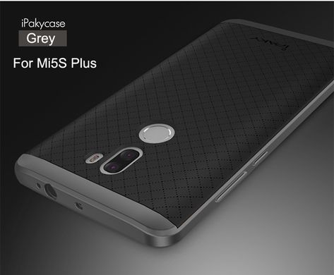 Ударопрочный чохол iPaky TPU+PC для Xiaomi Mi5s Plus Чорний / Сірий