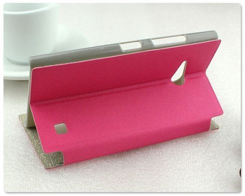 Чехол-книжка Pudini Goldsand для Nokia Lumia 730 Розовый