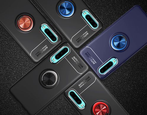 Захисний чохол Color Ring для Huawei P30 Чорний / Червоний