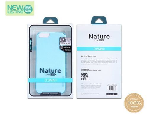 TPU чохол Nillkin Nature для iPhone 5 / 5S / SE Блакитний