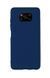 Защитный чехол Liquid Case Full Cover для Xiaomi Poco X3 / X3 NFC / X3 Pro Dark Blue