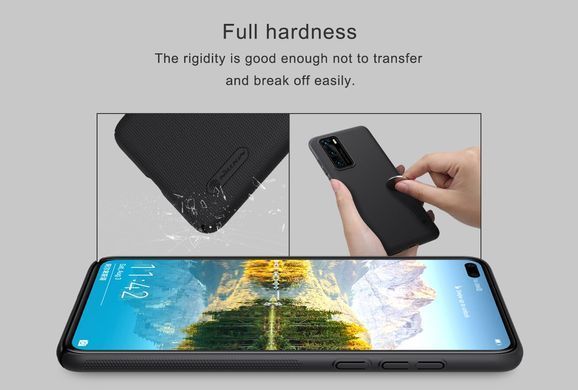 Захисний чохол Nillkin Frosted Shield для Huawei P40 Чорний