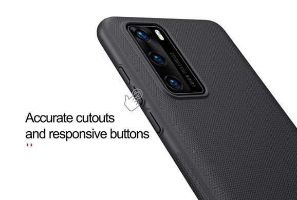 Захисний чохол Nillkin Frosted Shield для Huawei P40 Чорний