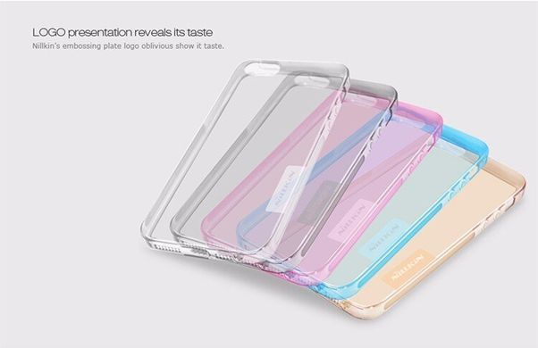 TPU чохол Nillkin Nature для iPhone 5 / 5S / SE Блакитний