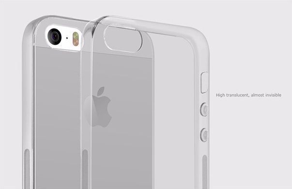 TPU чохол Nillkin Nature для iPhone 5 / 5S / SE Блакитний