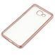 TPU чехол Electro-plating для Samsung A320F Galaxy A3 2017 Розовый