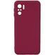 Защитный чехол Liquid Case Full Camera для Xiaomi Redmi Note 10 / Redmi Note 10S / Poco M5s Малиновый