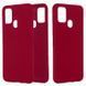 Защитный чехол Liquid Case Full Cover для Samsung M315F Galaxy M31 Малиновый