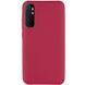 Защитный чехол Liquid Case Full Cover для Xiaomi Mi Note 10 Lite Малиновый