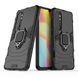 Защитный чехол Strong Guard Ring для Xiaomi Mi Note 10 Lite Черный
