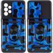 Защитный чехол Camo Ring Lock для Samsung Galaxy A73 5G Синий