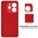 Защитный чехол Liquid Case Full Camera для Xiaomi Redmi Note 14 4G Красный