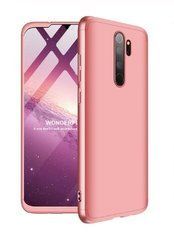 Захисний чохол GKK Full 360 для Xiaomi Redmi Note 8 Pro Рожевий