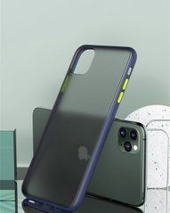 Захисний чохол Сolor Buttons для iPhone 13 Pro Max (6.7") Синій