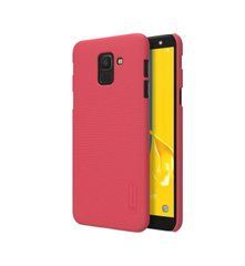 Защитный чехол Nillkin Frosted Shield для Samsung J600 Galaxy J6 2018 Красный