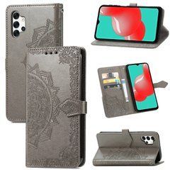Чохол-книжка Art Book для Samsung A325F Galaxy A32 4G Сірий