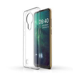 TPU чохол Strong Clear 0,5mm для Nokia 1.4 Прозорий