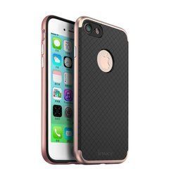 Ударопрочный чохол iPaky TPU+PC для iPhone 7 / iPhone 8 / SE 2020 Чорний / Рожевий