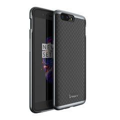 Ударопрочный чохол iPaky TPU+PC для OnePlus 5 Чорний / Сірий