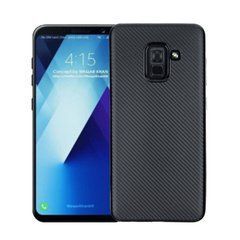 Защитный чехол Carbon TPU для Samsung A530 Galaxy A8 2018 Черный