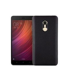 Захисний чохол Carbon TPU для Xiaomi Redmi Note 4 Чорний