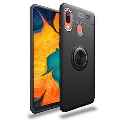 Защитный чехол Color Ring для Samsung A205F Galaxy A20 / A305F Galaxy A30 2019 Черный