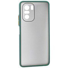 Захисний чохол Сolor Buttons для Xiaomi Redmi K40 / K40 Pro / K40 Pro Plus / Poco F3 / Mi 11i Зелений